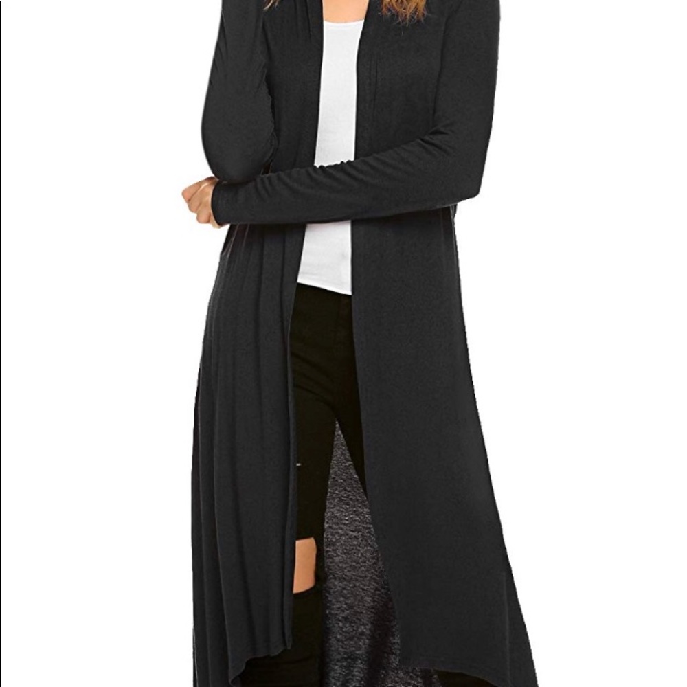 Ankle length cardigan